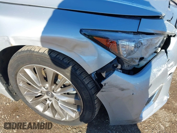 2018 Infiniti Q50 Luxe with VIN JN1EV7AR0JM433294, listed as a IAAI auction lot 41742303 with 62,217 mi miles and . Bid and sale history available at DreamBid. Image 17.