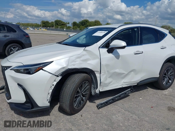 2024 Lexus NX 250 with VIN JTJADCAZ7R5022145, listed as a IAAI auction lot 41688698 with 5,699 mi miles and . Bid and sale history available at DreamBid. Image 6.