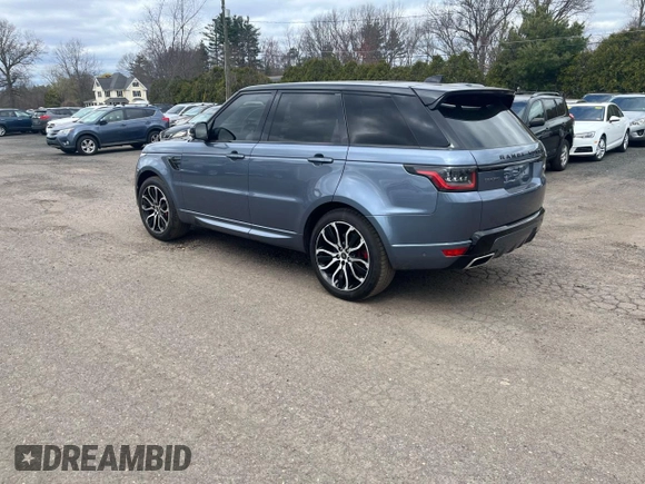 2018 Land Rover Range Rover Sport HSE Dynamic with VIN SALWV2SV4JA409879, listed as a Copart auction lot 53682555 with 127,955 mi miles and Clean Title. Bid and sale history available at carsss.com. Image 2.