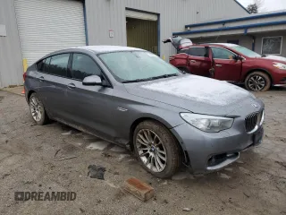 2016 BMW 5 Series GT 535i Gran Turismo xDrive with VIN WBA5M4C55GD186711, listed as a Copart auction lot 47700165 with 195,375 mi miles and Salvage Title. Bid and sale history available at DreamBid. Image 4.