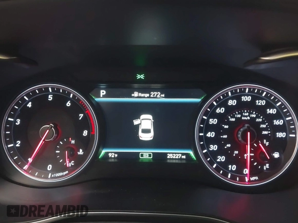 2019 Genesis G70 Advanced with VIN KMTG44LA2KU025977, listed as a IAAI auction lot 42432585 with 25,227 mi miles and . Bid and sale history available at DreamBid. Image 7.