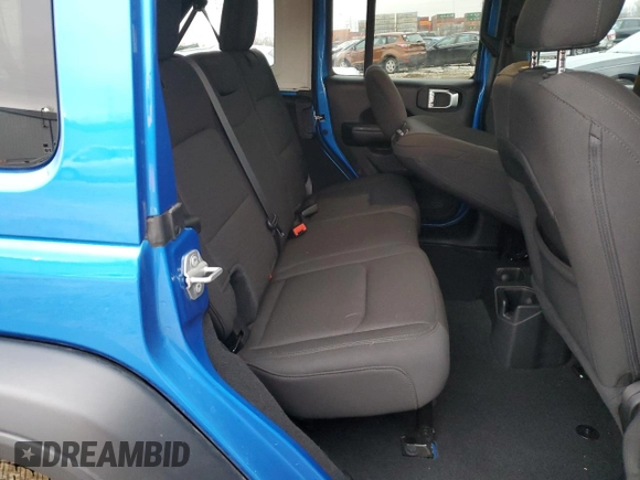 2023 Jeep Wrangler Sport S with VIN 1C4HJXDG9PW543144, listed as a Copart auction lot 43745495 with 36,989 mi miles and Salvage Title. Bid and sale history available at DreamBid. Image 12.