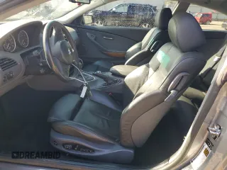 2005 BMW 6 Series 645Ci with VIN WBAEH73495B193487, listed as a Copart auction lot 88299505 with 57,967 mi miles and Salvage Title. Bid and sale history available at carsss.com. Image 7.