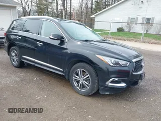 2020 Infiniti QX60 LUXE with VIN 5N1DL0MM2LC514730, listed as a IAAI auction lot 41913563 with 43,279 mi miles. Bid and sale history available at carsss.com. Image 1.