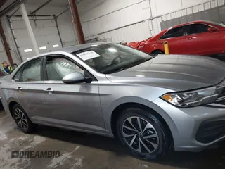 2024 Volkswagen Jetta S with VIN 3VW5M7BU4RM010489, listed as a IAAI auction lot 37960339 with 5,107 mi miles and . Bid and sale history available at DreamBid. Image 13.
