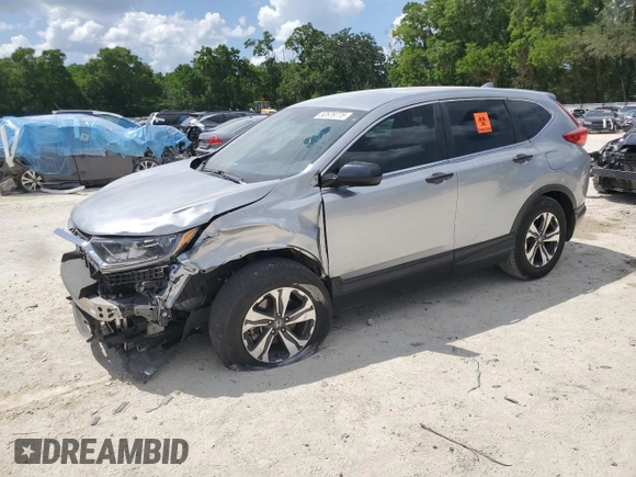 2018 Honda CR-V LX with VIN 5J6RW5H36JL003805, listed as a Copart auction lot 52679775 with 37,409 mi miles and Salvage Title. Bid and sale history available at carsss.com. Image 1.