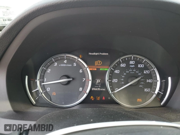 2017 Acura MDX Advance с VIN 5FRYD3H8XHB010128, выставлен на аукционе Copart как лот 51636255 с пробегом 96 635 миль миль и Списание • Salvage title. История ставок и продаж доступна на DreamBid. Изображение 9.