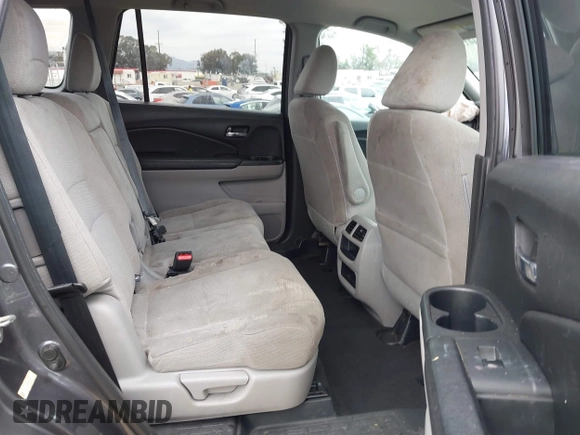 2016 Honda Pilot LX with VIN 5FNYF5H14GB037205, listed as a IAAI auction lot 42034018 with 101,943 mi miles and . Bid and sale history available at DreamBid. Image 8.