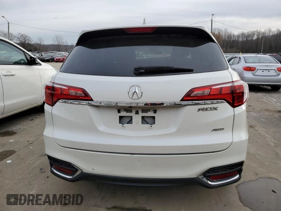 2017 Acura RDX Technology with VIN 5J8TB4H56HL035071, listed as a Copart auction lot 76255524 with 110,861 mi miles and Non repairable. Bid and sale history available at DreamBid. Image 6.