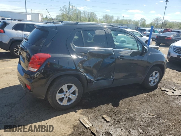 2020 Chevrolet Trax LT with VIN 3GNCJLSB3LL230978, listed as a Copart auction lot 52682414 with 24,483 mi miles and Salvage Title. Bid and sale history available at carsss.com. Image 3.