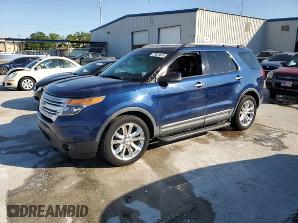 2012 Ford Explorer XLT with VIN 1FMHK7D85CGA20144, listed as a Copart auction lot 53333065 with 164,654 mi miles and Salvage Title. Bid and sale history available at DreamBid. Image 1.