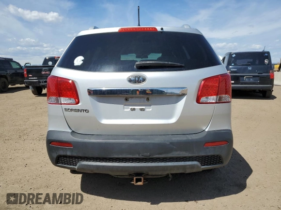 2013 Kia Sorento LX with VIN 5XYKTDA2XDG310583, listed as a Copart auction lot 53015265 with 167,009 mi miles and Non repairable. Bid and sale history available at DreamBid. Image 6.