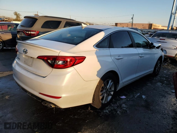 2015 Hyundai Sonata 2.4L SE with VIN 5NPE24AF9FH256479, listed as a Copart auction lot 42249475 with 140,529 mi miles and Clean Title. Bid and sale history available at carsss.com. Image 3.