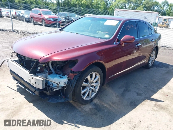 2007 Lexus LS 460 with VIN JTHBL46F975000819, listed as a IAAI auction lot 42547913 with 221,827 mi miles and . Bid and sale history available at DreamBid. Image 2.