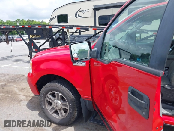2008 Ford F-150 STX with VIN 1FTRX12W98FC24533, listed as a IAAI auction lot 42400189 with 75,416 mi miles and . Bid and sale history available at DreamBid. Image 6.