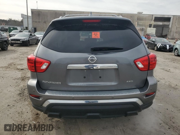 2020 Nissan Pathfinder S with VIN 5N1DR2AM5LC640529, listed as a Copart auction lot 45273575 with 114,219 mi miles and Salvage title. Bid and sale history available at DreamBid. Image 6.