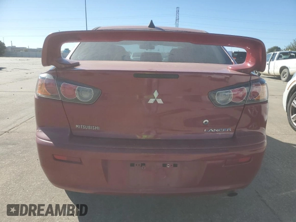 2011 Mitsubishi Lancer GTS with VIN JA32U8FWXBU006034, listed as a Copart auction lot 76993234 with 182,889 mi miles and Salvage Title. Bid and sale history available at DreamBid. Image 6.