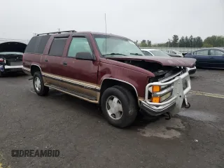 1999 Chevrolet Suburban with VIN 1GNFK16R7XJ402741, listed as a Copart auction lot 73283404 with 143,943 mi miles and Salvage Title. Bid and sale history available at carsss.com. Image 4.
