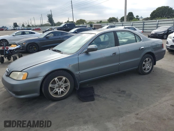 1999 Acura TL with VIN 19UUA5642XA018351, listed as a Copart auction lot 88231105 with 0 mi miles and Salvage Title. Bid and sale history available at carsss.com. Image 1.