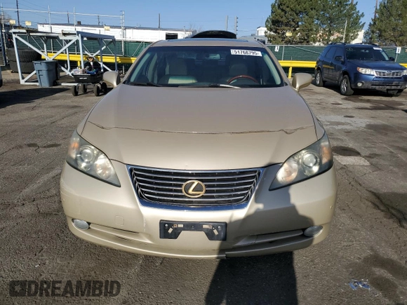 2009 Lexus ES with VIN JTHBJ46G192294879, listed as a Copart auction lot 51768795 with 130,798 mi miles and Salvage Title. Bid and sale history available at carsss.com. Image 5.