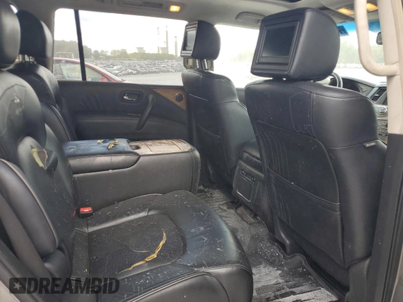 2011 Infiniti QX56 7-passenger with VIN JN8AZ2NE9B9003346, listed as a Copart auction lot 71543784 with 139,382 mi miles and Salvage Title. Bid and sale history available at carsss.com. Image 11.