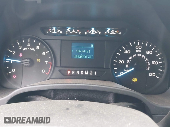 2018 Ford F-150 XL with VIN 1FTMF1EB1JKE19030, listed as a IAAI auction lot 42233745 with 193,352 mi miles and . Bid and sale history available at DreamBid. Image 7.