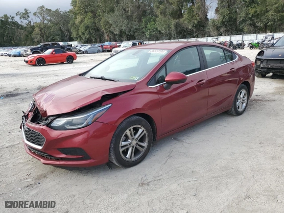 2017 Chevrolet Cruze LT with VIN 1G1BH5SE8H7249620, listed as a Copart auction lot 86529704 with 154,766 mi miles and Non Repairable. Bid and sale history available at carsss.com. Image 1.