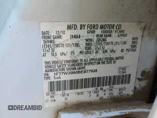 2011 Ford F-350 Platinum с VIN 1FT7W3B60BEB77928, выставлен на аукционе IAAI как лот 42626946 с пробегом 429 347 миль миль и . История ставок и продаж доступна на DreamBid. Изображение 17.