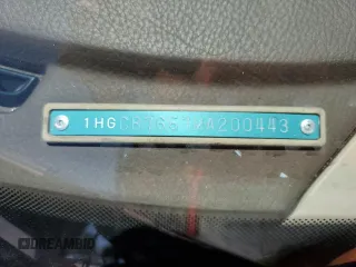 1991 Honda Accord z VIN 1HGCB7657MA200443, wystawiony jako Copart lot #67918464 z przebiegiem 94 601 mil mil oraz Szkoda całkowita • Salvage title. Historia ofert i sprzedaży dostępna na DreamBid. Obrazek 12.