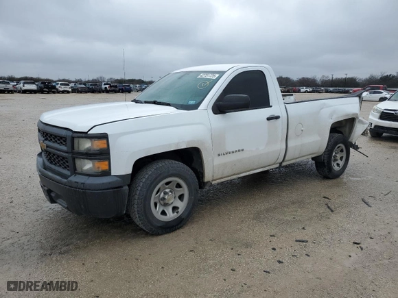2015 Chevrolet Silverado 1500 Work Truck with VIN 1GCNCPEH2FZ152290, listed as a Copart auction lot 42751725 with 401,682 mi miles and Salvage Title. Bid and sale history available at carsss.com. Image 1.