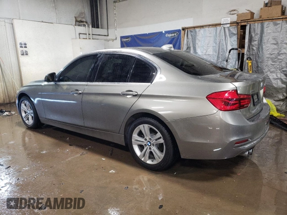 2017 BMW 3 Series 330i xDrive with VIN WBA8D9G31HNU61439, listed as a Copart auction lot 46158625 with 53,270 mi miles and Salvage Title. Bid and sale history available at carsss.com. Image 2.