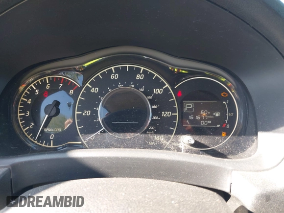 2016 Nissan Note S with VIN 3N1CE2CP9GL367403, listed as a IAAI auction lot 42158085 with 161,677 mi miles and . Bid and sale history available at DreamBid. Image 7.