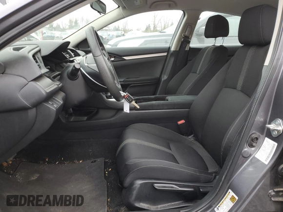 2018 Honda Civic LX with VIN 2HGFC2F58JH520784, listed as a Copart auction lot 49917785 with 49,059 mi miles and Salvage Title. Bid and sale history available at carsss.com. Image 7.
