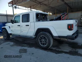 2023 Jeep Gladiator Overland with VIN 1C6HJTFG9PL535396, listed as a Copart auction lot 47459685 with 45,596 mi miles and Non repairable. Bid and sale history available at DreamBid. Image 2.