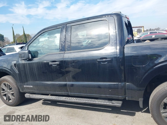 2023 Ford F-150 XL with VIN 1FTFW1ED8PFD08597, listed as a IAAI auction lot 41613094 with 7,266 mi miles and . Bid and sale history available at carsss.com. Image 14.