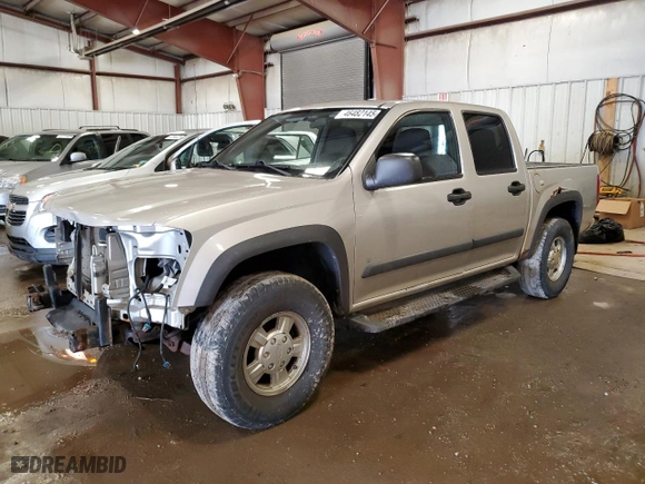 2007 Chevrolet Colorado LT w/1LT with VIN 1GCDT13E678121200, listed as a Copart auction lot 46482145 with 142,715 mi miles and Clean Title. Bid and sale history available at carsss.com. Image 1.