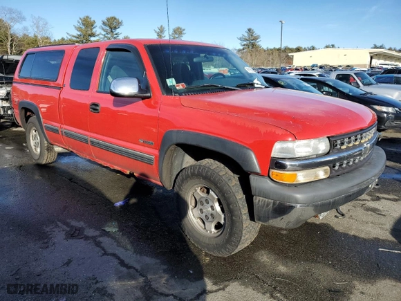 1999 Chevrolet Silverado 1500 LT with VIN 2GCEK19TXX1212762, listed as a Copart auction lot 89165005 with 185,537 mi miles and Clean Title. Bid and sale history available at carsss.com. Image 4.