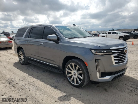 2023 Cadillac Escalade 4WD Sport Platinum with VIN 1GYS4GKL2PR487392, listed as a Copart auction lot 69720914 with 33,674 mi miles and Salvage Title. Bid and sale history available at carsss.com. Image 4.