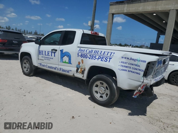 2022 Chevrolet Colorado 2WD Work Truck with VIN 1GCHSBEA1N1122376, listed as a Copart auction lot 54162385 with 64,330 mi miles and Non repairable. Bid and sale history available at DreamBid. Image 2.