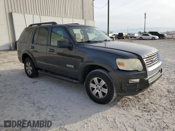 2007 Ford Explorer XLT with VIN 1FMEU63EX7UB08256, listed as a Copart auction lot 80357563 with Not Provided miles and Salvage Title. Bid and sale history available at carsss.com. Image 4.