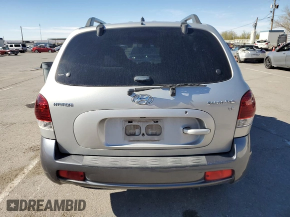 2006 Hyundai Santa Fe GLS with VIN KM8SC13D86U108478, listed as a Copart auction lot 81842964 with 110,919 mi miles and Salvage Title. Bid and sale history available at carsss.com. Image 6.