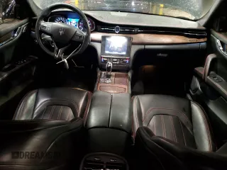 2017 Maserati Quattroporte z VIN ZAM56RRL4H1217395, wystawiony jako Copart lot #83762004 z przebiegiem 41 409 mil mil oraz Szkoda całkowita • Salvage title. Historia ofert i sprzedaży dostępna na DreamBid. Obrazek 8.
