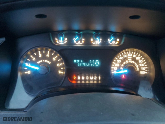 2014 Ford F-150 XL with VIN 1FTNF1CT5EKG49708, listed as a Copart auction lot 81585104 with 261,793 mi miles and Clean Title. Bid and sale history available at carsss.com. Image 9.