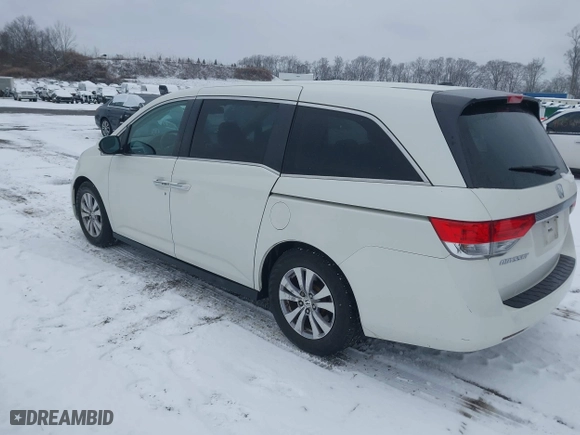 2016 Honda Odyssey EX-L with VIN 5FNRL5H64GB012894, listed as a IAAI auction lot 41256696 with 51,510 mi miles. Bid and sale history available at carsss.com. Image 3.