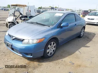 2008 Honda Civic Cpe LX with VIN 2HGFG12648H535418, listed as a IAAI auction lot 42040685 with 196,183 mi miles. Bid and sale history available at carsss.com. Image 2.