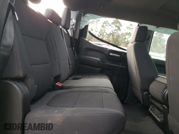 2020 Chevrolet Silverado 1500 Custom with VIN 1GCPWBEF5LZ256866, listed as a Copart auction lot 87490964 with 0 mi miles and Salvage Title. Bid and sale history available at carsss.com. Image 10.