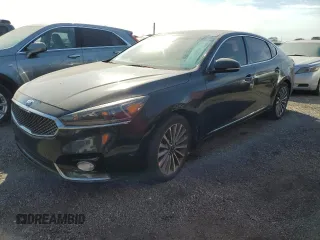 2017 Kia Cadenza Premium with VIN KNALB4J17H5073187, listed as a Copart auction lot 76198994 with 102,049 mi miles and Salvage Title. Bid and sale history available at carsss.com. Image 1.
