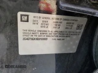 2016 Buick Regal Premium II with VIN 2G4GT5GX0G9193803, listed as a Copart auction lot 60641235 with 69,500 mi miles and Salvage title. Bid and sale history available at DreamBid. Image 12.