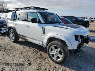 2022 Land Rover Defender SE with VIN SALEP7RU1N2091011, listed as a Copart auction lot 44146415 with 40,867 mi miles and Salvage title. Bid and sale history available at DreamBid. Image 4.