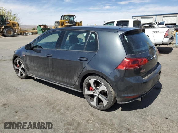 2016 Volkswagen Golf GTI SE w/Performance Pkg with VIN 3VW547AU6GM023243, listed as a Copart auction lot 49800175 with 25,159 mi miles and Salvage Title. Bid and sale history available at carsss.com. Image 2.